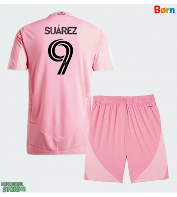 Inter Miami Luis Suarez #9 Replika Babytøj Hjemmebanesæt Børn 2026-27 Kortærmet (+ Korte bukser)